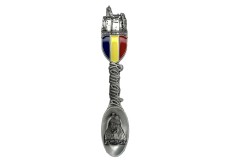 Magnet metalic linguriță  Vlad Țepeș argintie